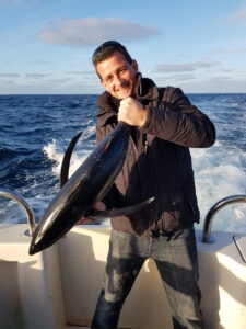 Albacore tuna caught on Silver Dawn