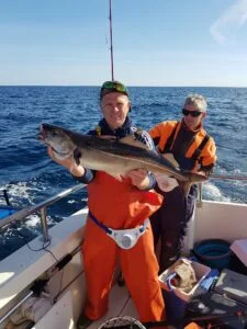 Coalfish caught on Silver Dawn