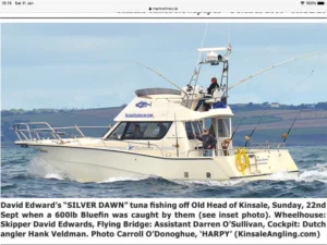 Photo of Silver Dawn on a bluefin tuna fishing charter in the Marine Times
