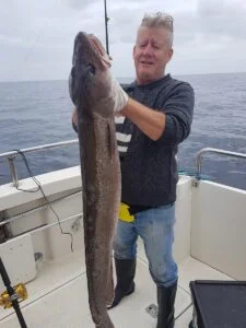 One ling caught wreck fishing on Silver Dawn